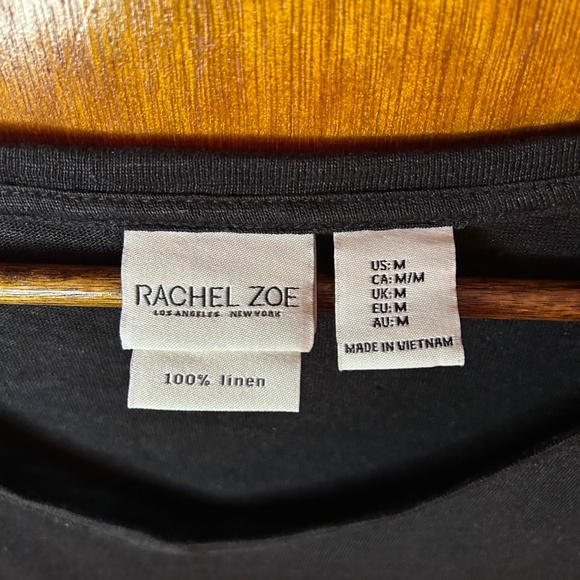 Rachel Zoe Linen V-neck Tee - Picture 5 of 5
